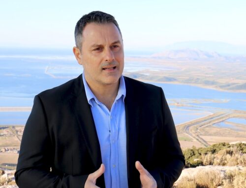 Ο Σπύρος Διαμαντόπουλος παρουσιάζει το όνομα και το λογότυπο του συνδυασμού του (VIDEO)
