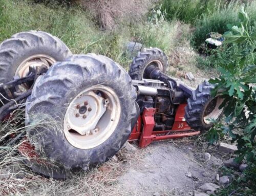 18χρονος αγρότης νεκρός από ανατροπή του τρακτέρ του