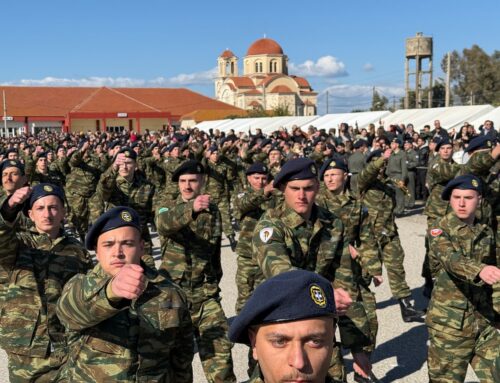 Με εθνική περηφάνια ορκίστηκαν οι νεοσύλλεκτοι της Α’ ΕΣΣΟ 2025 στο Μεσολόγγι (VIDEO)