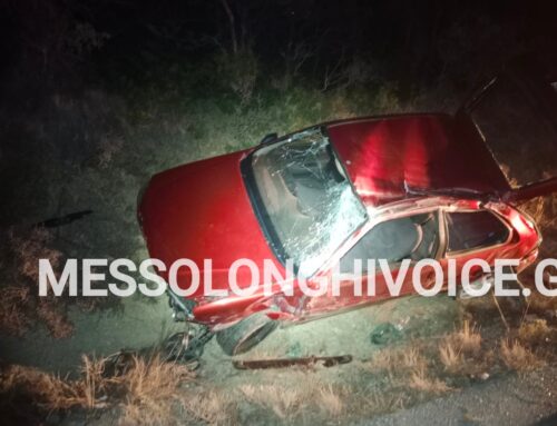 Θανατηφόρο τροχαίο στο Μεσολόγγι