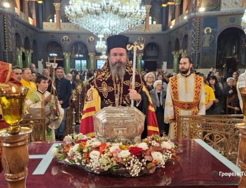 Το Αγρίνιο υποδέχθηκε απότμημα του Ιερού Λειψάνου Αγίου Δημητρίου
