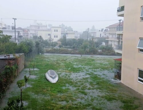 Έντονη βροχόπτωση αυτή την ώρα στο Μεσολόγγι – Φόβοι για νέα πλημμύρα