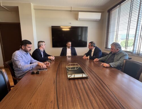 Τι συζητήθηκε στην συνάντηση Μαυρομμάτη με τη διοίκηση του Εμπορικού Συλλόγου Μεσολογγίου