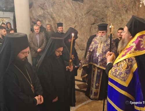 Ρασοευχή νέου μοναχού στην Ιερά Μονή Παναγίας Ελεούσης Κλεισούρας