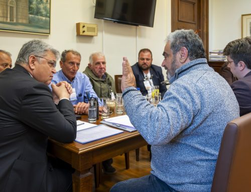 Νατσιός με αλιείς στη Βουλή – Παρών ο Μεσολογγίτης Τάκης Κοτσόργιος (VIDEO)