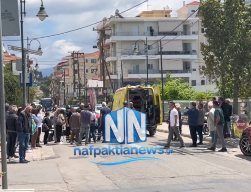 Σοβαρό τροχαίο στη Ναύπακτο: Δίκυκλο παρέσυρε πεζό, δύο τραυματίες στο νοσοκομείο