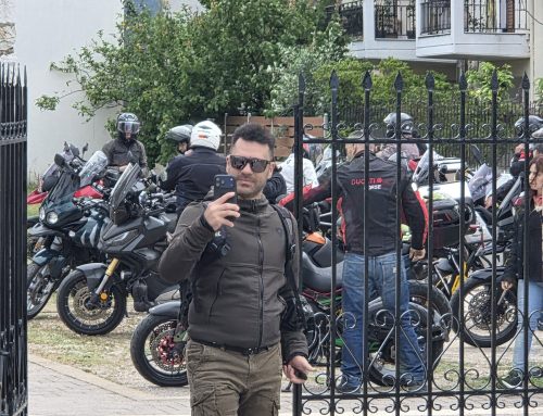 Με… γκάζια από την Πάτρα στο Μεσολόγγι: Οι μοτοσυκλετιστές στο Μουσείο Τρικούπη