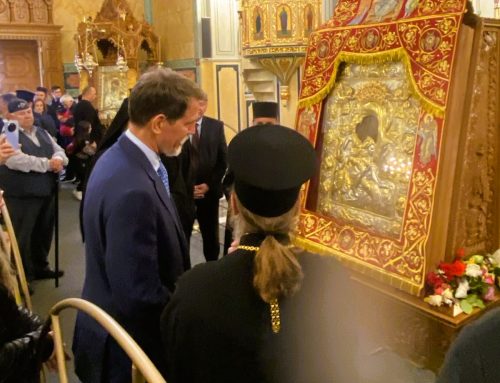 Μεσολόγγι: Ο Παύλος Ντε Γκρες προσκύνησε την Ιερά Εικόνα «Άξιον Εστί»