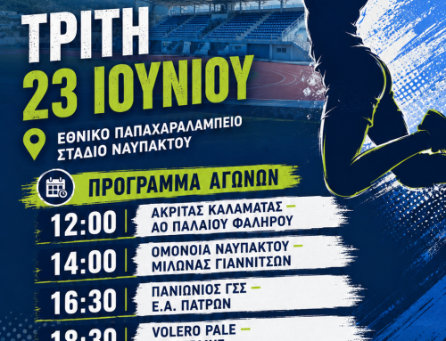 Ξεκινά σήμερα στη Ναύπακτο το 8ο Διεθνές Τουρνουά Πετοσφαίρισης Κορασίδων