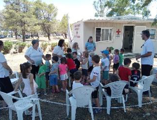 Ελληνικός Ερυθρός Σταυρός Μεσολογγίου: Μαθήματα Πρώτων Βοηθειών σε παιδιά Προσχολικής Αγωγής στον Παράκτιο Σταθμό στην Τουρλίδα
