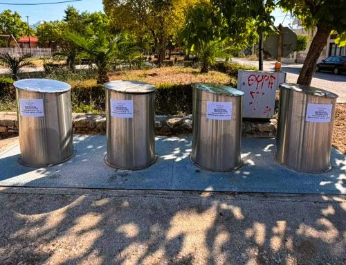 Μεσολόγγι: Σε λειτουργία οι υπόγειοι κάδοι στις πλατείες Ραζηκότσικα και Συνοικισμού