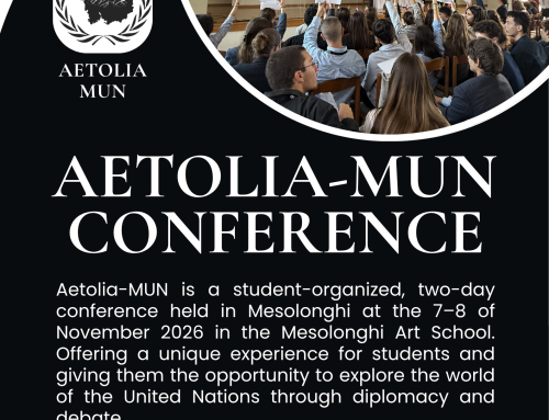 AETOLIA-MUN 2026: Στο Μεσολόγγι για δεύτερη χρονιά το μαθητικό συνέδριο Model United Nations
