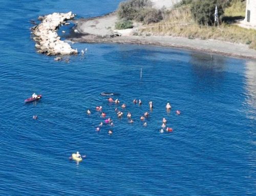 12ος Κολυμβητικός Διάπλους Λιμνοθάλασσας: 45 αθλητές κολύμπησαν στα ιστορικά νερά του Μεσολογγίου